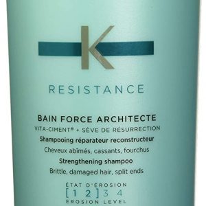KERASTASE Resistance Bain Force Architecte Shampoo, 34 Fluid Ounce, Multicolor, reg (ABC148)