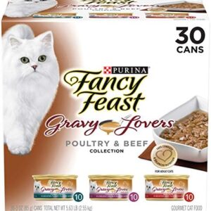 Purina Fancy Feast Gravy Lovers – (30) 3 oz. Cans