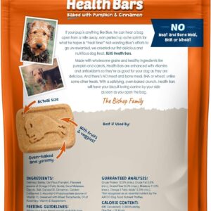 Blue Buffalo Health Bars Natural Crunchy Dog Treats Biscuits, Pumpkin & Cinnamon 16-oz Bag